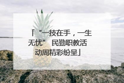“一技在手，一生无忧” 民勤职教活动周精彩纷呈