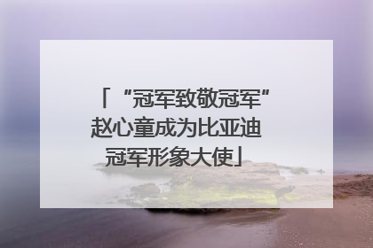 “冠军致敬冠军” 赵心童成为比亚迪冠军形象大使