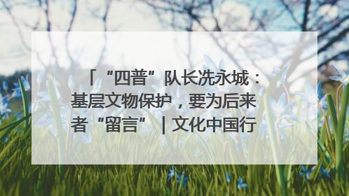 “四普”队长冼永城：基层文物保护，要为后来者“留言”｜文化中国行·我在广东找文物