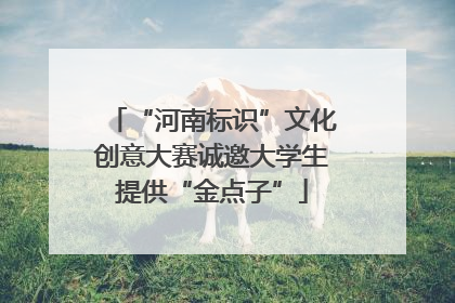 “河南标识”文化创意大赛诚邀大学生提供“金点子”