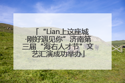 “Lian上这座城·刚好遇见你”济南第三届“海右人才节”文艺汇演成功举办