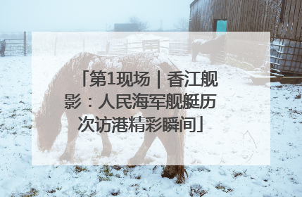 第1现场｜香江舰影：人民海军舰艇历次访港精彩瞬间