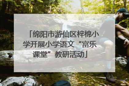 绵阳市游仙区梓棉小学开展小学语文“富乐课堂”教研活动