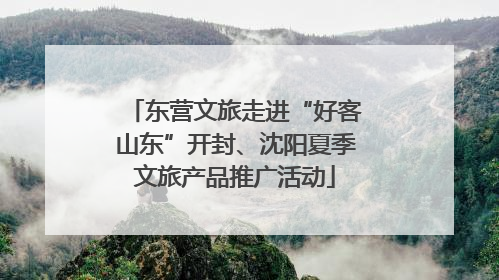 东营文旅走进“好客山东”开封、沈阳夏季文旅产品推广活动