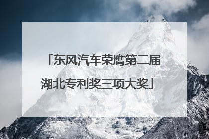 东风汽车荣膺第二届湖北专利奖三项大奖