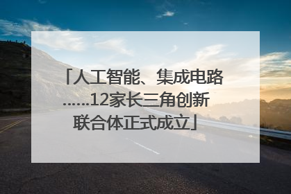 人工智能、集成电路……12家长三角创新联合体正式成立