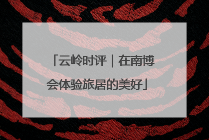 云岭时评｜在南博会体验旅居的美好