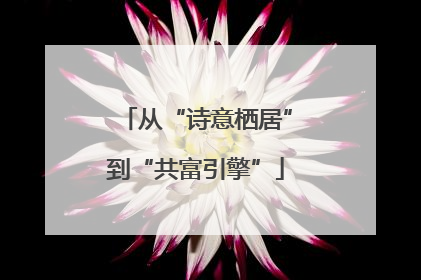 从“诗意栖居”到“共富引擎”
