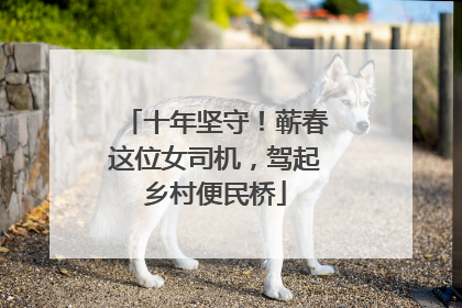 十年坚守！蕲春这位女司机，驾起乡村便民桥