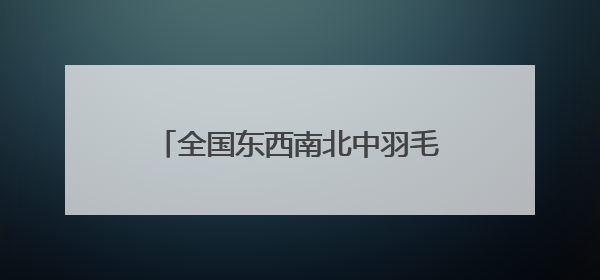 全国东西南北中羽毛球大赛青少年赛(天津武清)成功举办