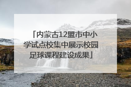 内蒙古12盟市中小学试点校集中展示校园足球课程建设成果