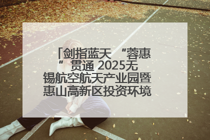 剑指蓝天 “蓉惠”贯通 2025无锡航空航天产业园暨惠山高新区投资环境推介会在成都举行