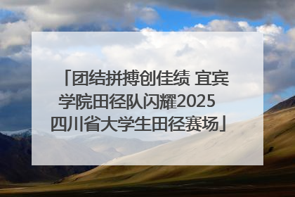 团结拼搏创佳绩 宜宾学院田径队闪耀2025四川省大学生田径赛场