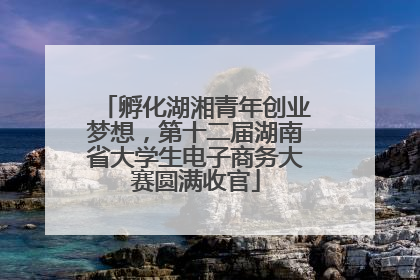 孵化湖湘青年创业梦想，第十二届湖南省大学生电子商务大赛圆满收官