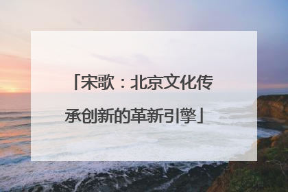 宋歌：北京文化传承创新的革新引擎
