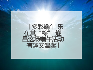多彩端午 乐在其“粽” 遂昌这场端午活动有趣又温馨