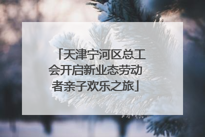 天津宁河区总工会开启新业态劳动者亲子欢乐之旅