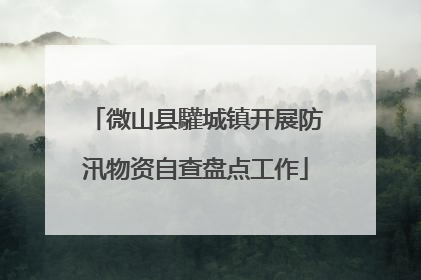 微山县驩城镇开展防汛物资自查盘点工作