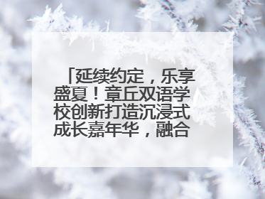 延续约定，乐享盛夏！章丘双语学校创新打造沉浸式成长嘉年华，融合音乐节再启幕！