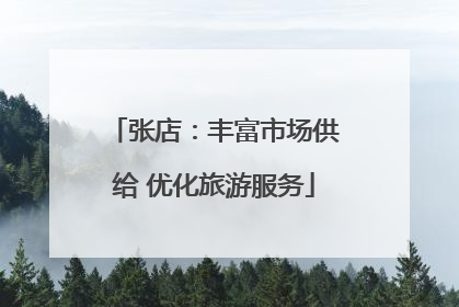 张店：丰富市场供给 优化旅游服务