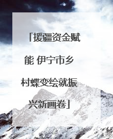 援疆资金赋能 伊宁市乡村蝶变绘就振兴新画卷
