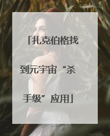 扎克伯格找到元宇宙“杀手级”应用