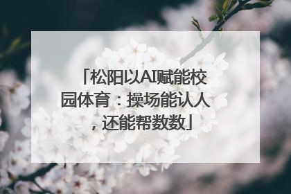 松阳以AI赋能校园体育：操场能认人，还能帮数数