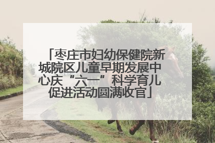枣庄市妇幼保健院新城院区儿童早期发展中心庆“六一”科学育儿促进活动圆满收官