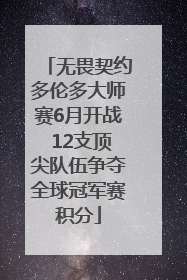 无畏契约多伦多大师赛6月开战 12支顶尖队伍争夺全球冠军赛积分
