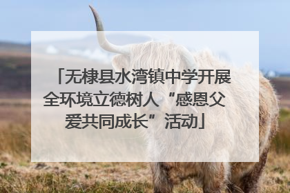 无棣县水湾镇中学开展全环境立德树人“感恩父爱共同成长”活动