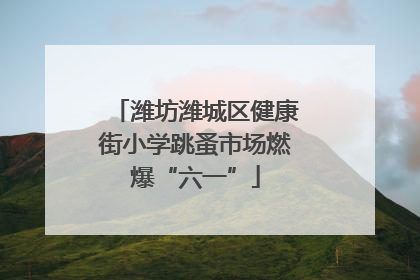 潍坊潍城区健康街小学跳蚤市场燃爆“六一”