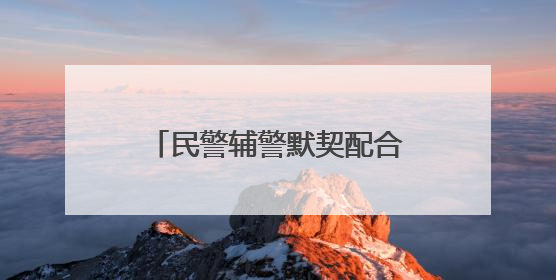 民警辅警默契配合 营救落水女子