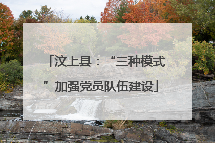 汶上县：“三种模式”加强党员队伍建设