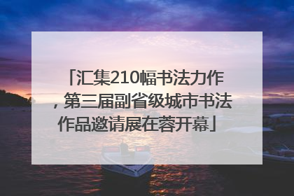 汇集210幅书法力作，第三届副省级城市书法作品邀请展在蓉开幕