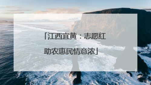 江西宜黄：志愿红助农惠民情意浓