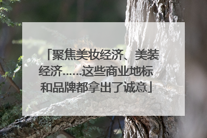 聚焦美妆经济、美装经济……这些商业地标和品牌都拿出了诚意