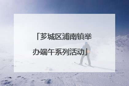 芗城区浦南镇举办端午系列活动