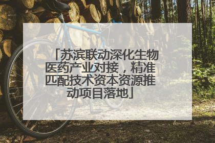 苏滨联动深化生物医药产业对接，精准匹配技术资本资源推动项目落地