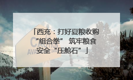 西充：打好夏粮收购“组合拳” 筑牢粮食安全“压舱石”