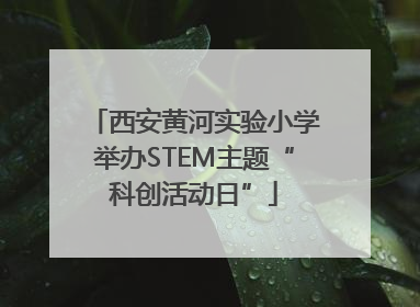 西安黄河实验小学举办STEM主题“科创活动日”