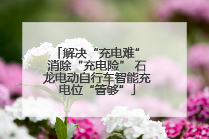解决“充电难” 消除“充电险” 石龙电动自行车智能充电位“管够”