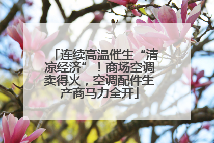 连续高温催生“清凉经济”！商场空调卖得火，空调配件生产商马力全开