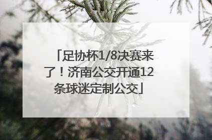 足协杯1/8决赛来了！济南公交开通12条球迷定制公交