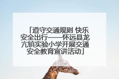 遵守交通规则 快乐安全出行——怀远县龙亢镇实验小学开展交通安全教育宣讲活动