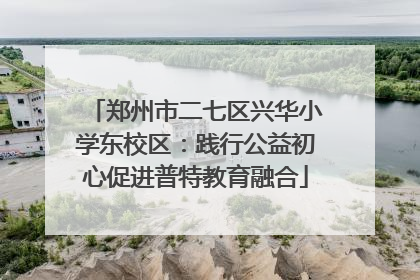 郑州市二七区兴华小学东校区：践行公益初心促进普特教育融合