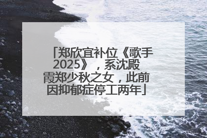 郑欣宜补位《歌手2025》，系沈殿霞郑少秋之女，此前因抑郁症停工两年