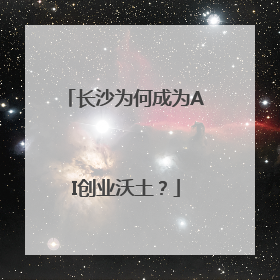 长沙为何成为AI创业沃土？