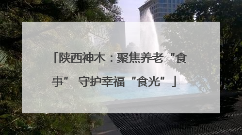 陕西神木：聚焦养老“食事” 守护幸福“食光”