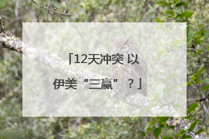 12天冲突 以伊美“三赢”？