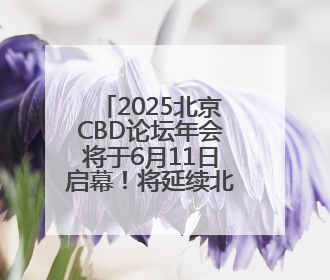2025北京CBD论坛年会将于6月11日启幕！将延续北京CBD跨国公司活动品牌